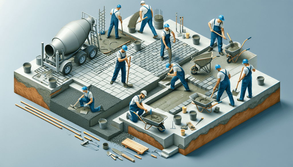 Betoniranje staza i kolnih prilaza - Krpanje betonskih oštećenja