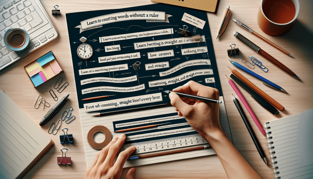 Kako centrirati riječi bez upotrebe ravnala | Pišite ravno