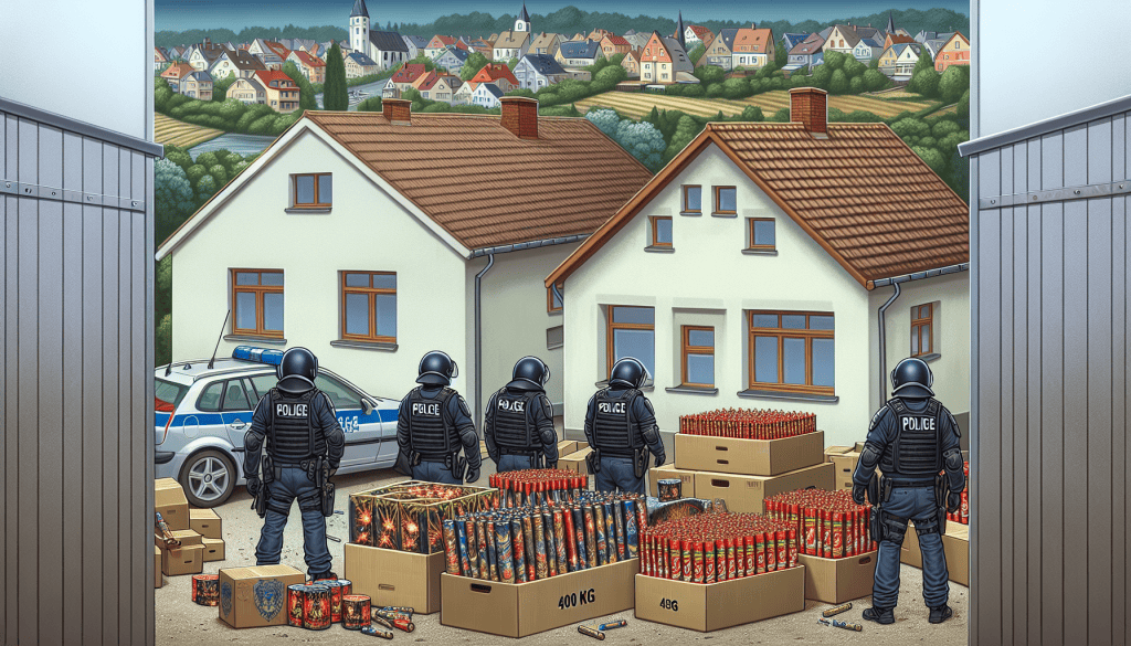 Policija zaplijenila oko 400 kilograma pirotehnike u domu blizu Vukovara.