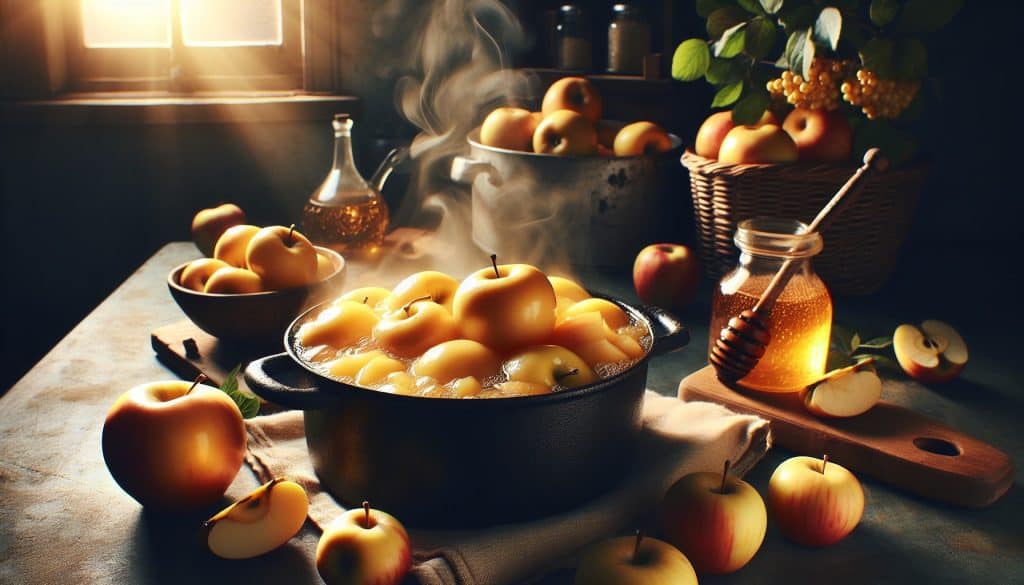 Kako napraviti kompot od jabuka s aromom metvice i vanilije za zimnicu