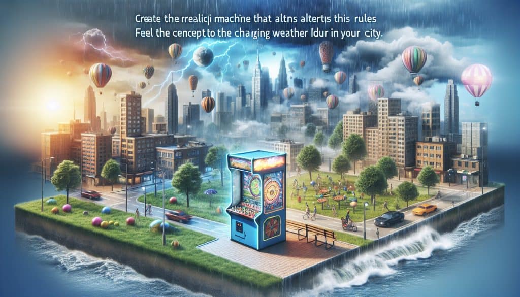 Automat koji koristi vremenske uvjete tvog grada za promjene igre